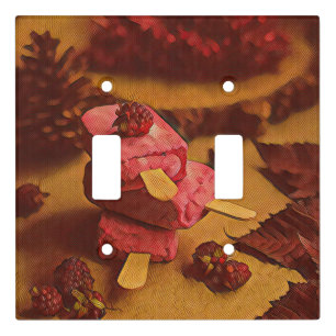 Summer ice cream lovers light switch cover