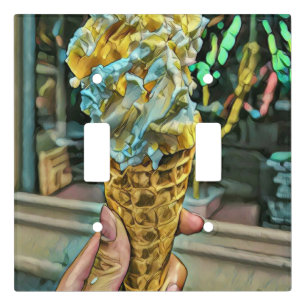 Summer ice cream lovers light switch cover