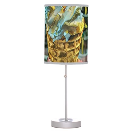 Summer ice cream lovers table lamp