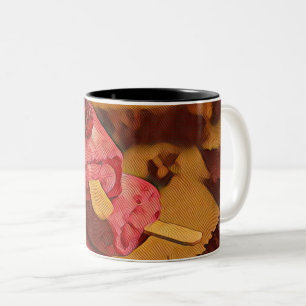Summer ice cream lovers Two-Tone coffee mug
