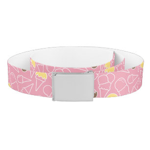 Summer Ice Cream Pattern Belt