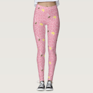 Summer Ice Cream Pattern Leggings