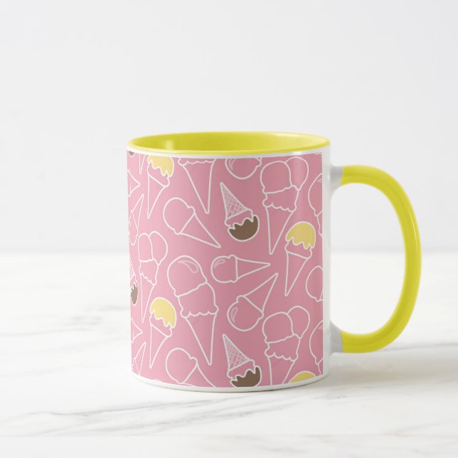 Summer Ice Cream Pattern Mug (Right)