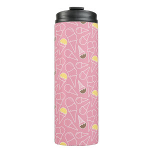 Summer Ice Cream Pattern Thermal Tumbler