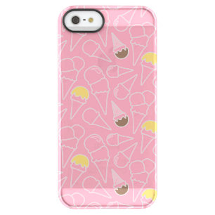 Summer Ice Cream Pattern Permafrost iPhone SE/5/5s Case