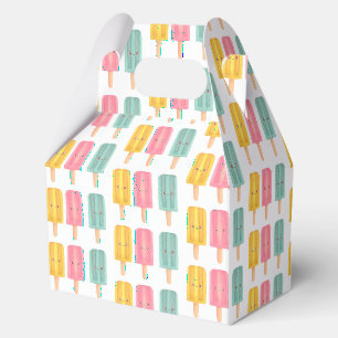 Summer Ice Cream Sticks Favor Boxes