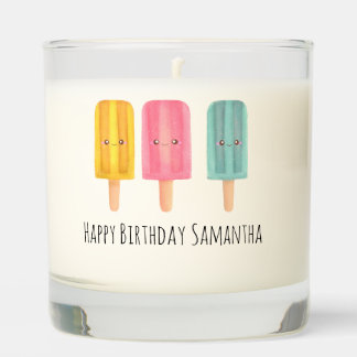 Summer Ice Cream Sticks Scented Candle