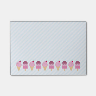 Summer Ice Cream Treats Post-it Notes