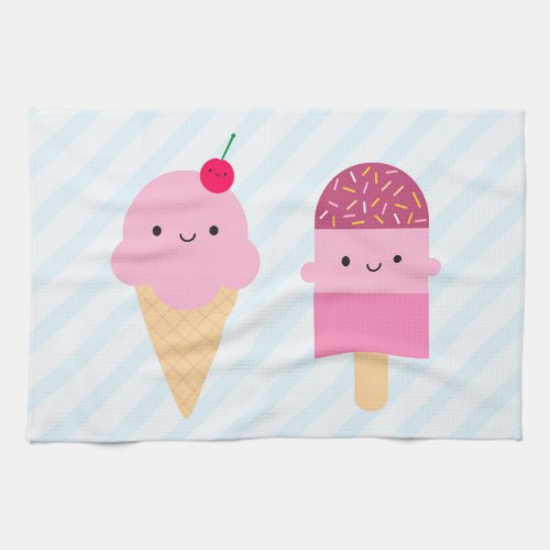 Summer Ice Cream Treats Towel