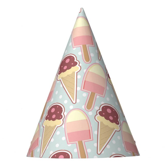 Summer Ice Creams Party Hat (Front)