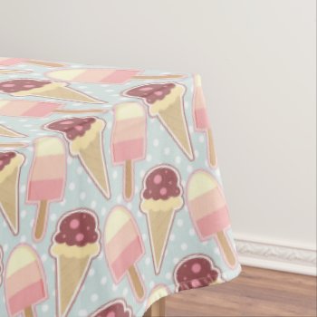 Summer Ice Creams Tablecloth by StuffOrSomething at Zazzle