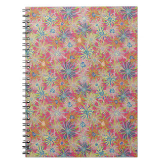 Summer Ice Plant Botanicals -Magenta Notebook
