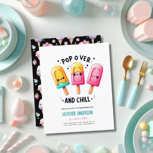 Summer Ice Pop Popsicle Ice Cream Birthday Kids