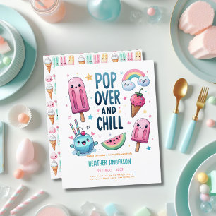 Summer Ice Pop Popsicle Ice Cream Birthday Kids
