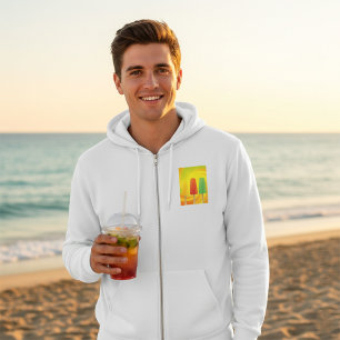 Summer Ice Pops Trio Bright Popsicles Hoodie