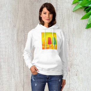 Summer Ice Pops Trio Bright Popsicles Hoodie
