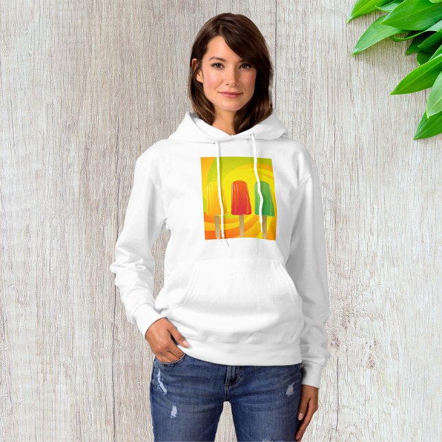 Summer Ice Pops Trio Bright Popsicles Hoodie (Creator Uploaded)