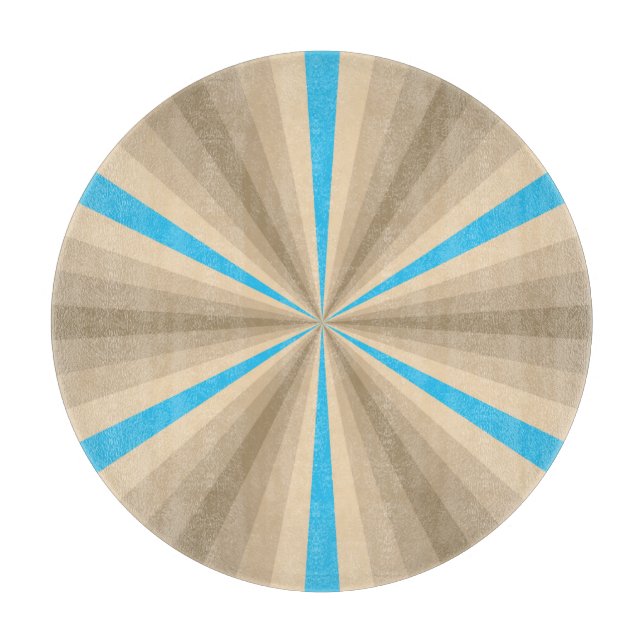 Summer Illusion Glass Cutting Board (Front)