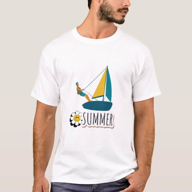 Summer Illustatration T-Shirt (Front)