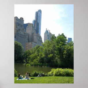 Summer in Central Park - New York City - Poster