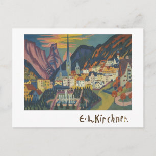 Summer in Davos by E.L. Kirchener (1925) Postcard