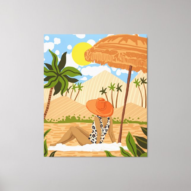 Summer In Egypt Canvas Print (Front)
