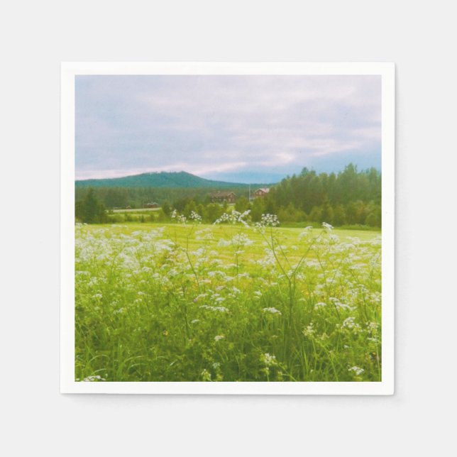 Summer in Hälsingland - Helsingia  Napkins (Front)