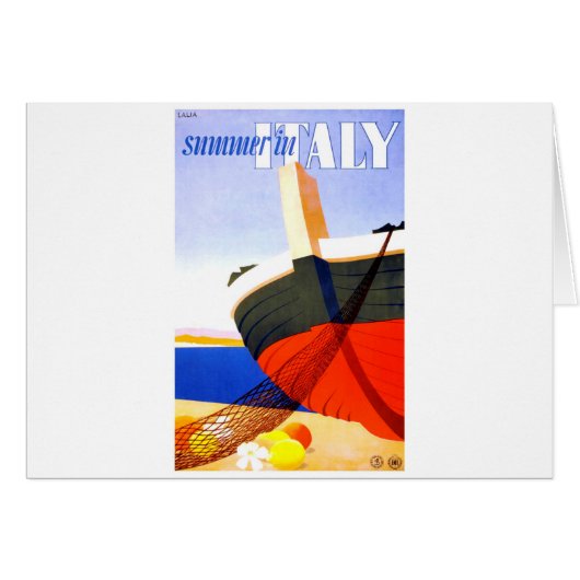 Summer in Italy Vintage Travel (Front Horizontal)