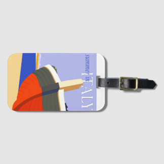 Summer In Italy - vintage travel poster Luggage Tag