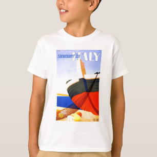 Summer in Italy Vintage Travel T-Shirt