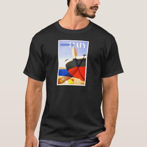 Summer in Italy Vintage Travel T_Shirt