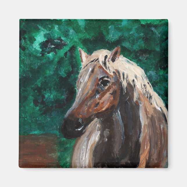 Summer in Saratoga - 2 Inch Square Magnet (Front)
