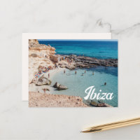 Summer in Spain Ibiza Postcard
