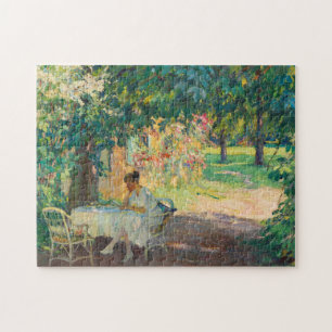 Summer in the Garden Edward Cucuel Jigsaw Puzzle