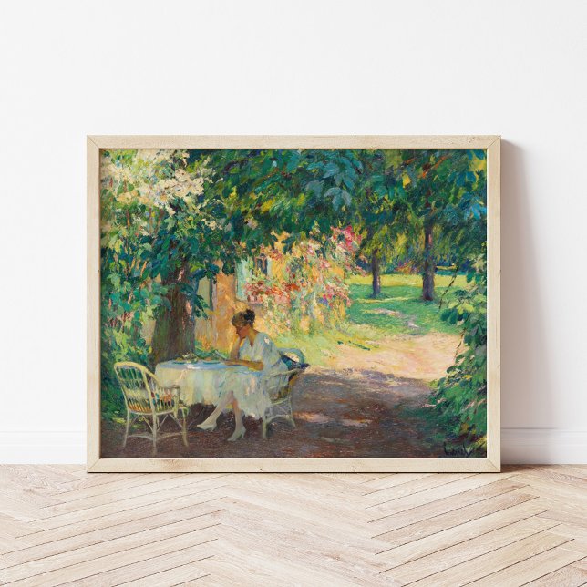 Summer in the Garden | Edward Cucuel Poster (Creator Uploaded)