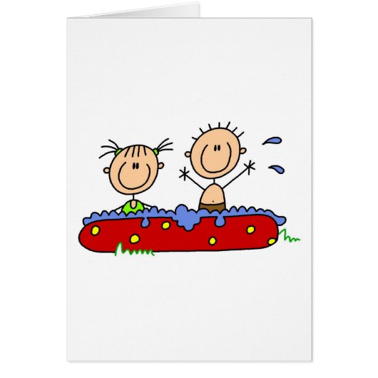 Summer in the Pool Cards (Front)