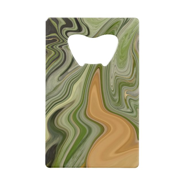 Summer in Tropical Pineapple Credit Card Bottle Opener (Front)