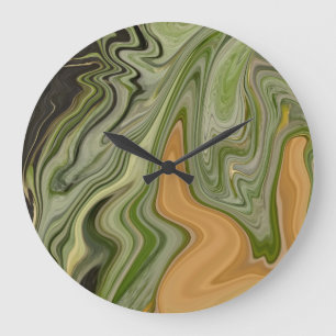 Summer in Tropical Pineapple Large Clock