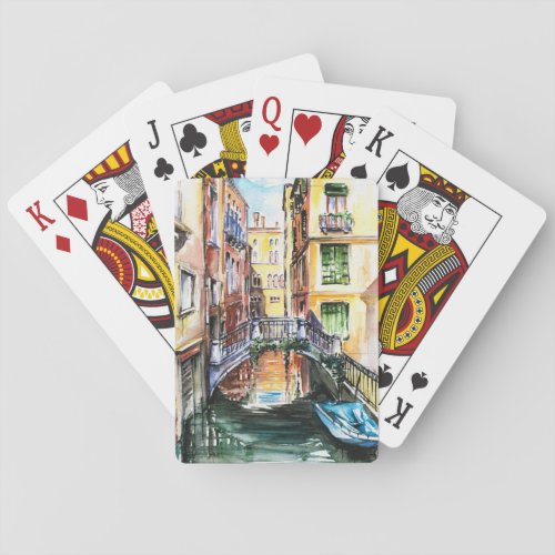 Summer in Venice Playing Cards