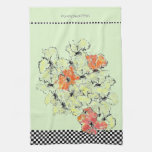 Summer Into Fall Shabby Chic Wildflowers Kitchen Towel at Zazzle