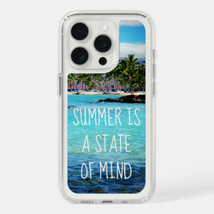 Summer Is a State of Mind Hawaii Beach Palm Trees iPhone 15 Pro Case
