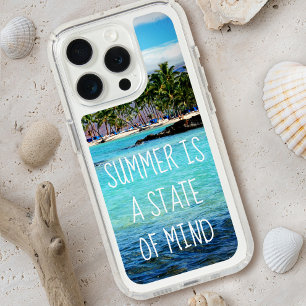 Summer Is a State of Mind Hawaii Beach Palm Trees iPhone 16 Pro Case