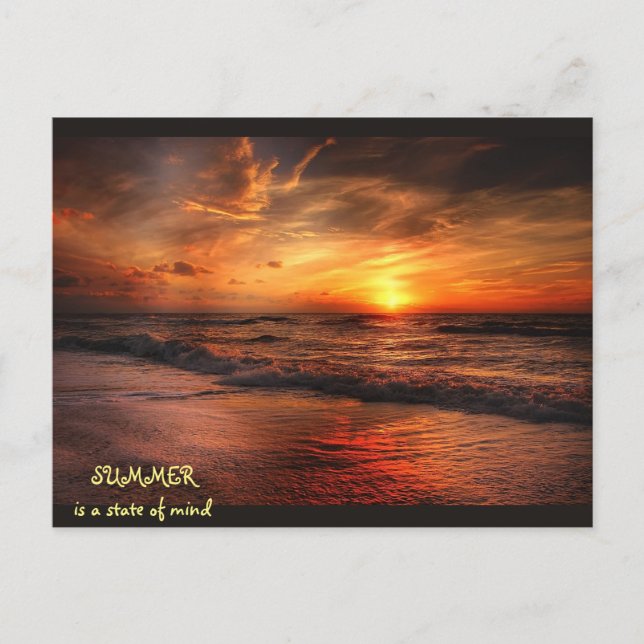 SUMMER is a state of mind Postcard (Front)
