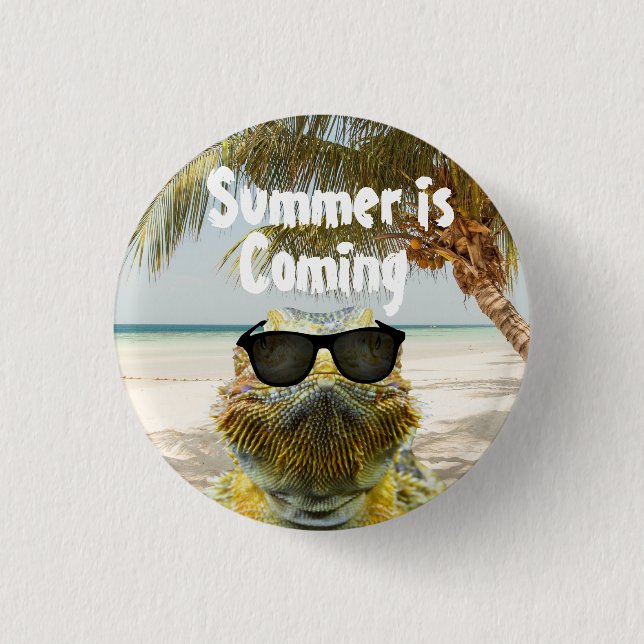 Summer is Coming Button (Front)