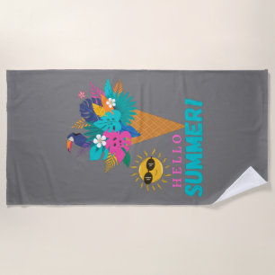  Summer Is My Best Funny Season     Beach Towel