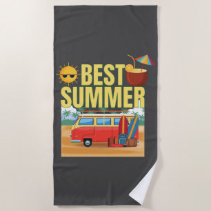Summer Is My Best Season Beach Towel