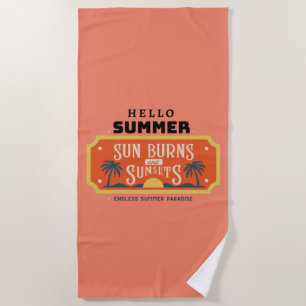Summer Is My Best Season Favorite Beach Towel
