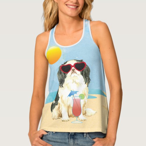 Summer Japanese Chin All_Over_Print Tank Top