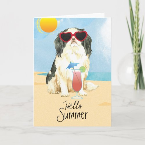 Summer Japanese Chin Card