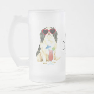 Summer Japanese Chin Frosted Glass Beer Mug